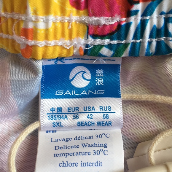 GAILANG men's Bermuda swim trunks board shorts new - Picture 9 of 13